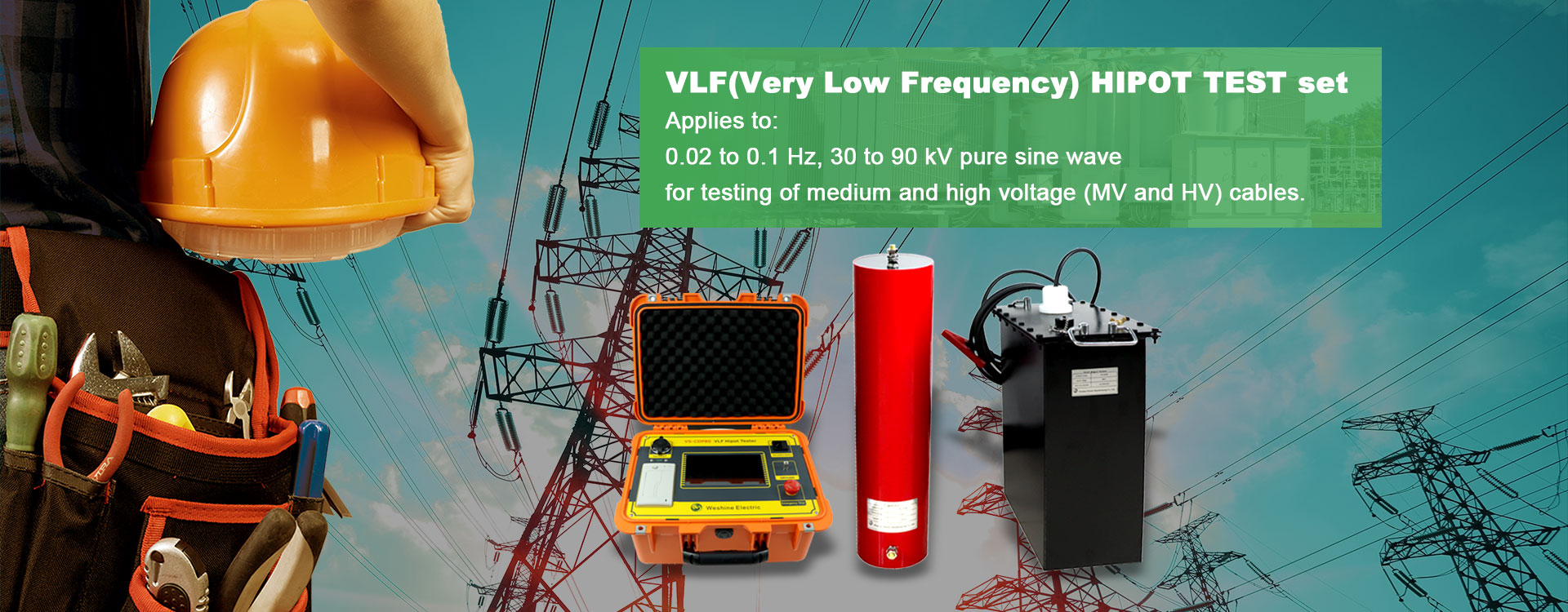 Vlf Hipot اختبار المصنعين